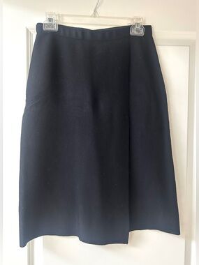 Milano Dark Navy A-Line Skirt